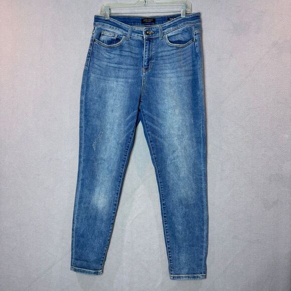Judy Blue High Waist, Slim Fit Denim in Medium Blue size 9/29 - Picture 1 of 11